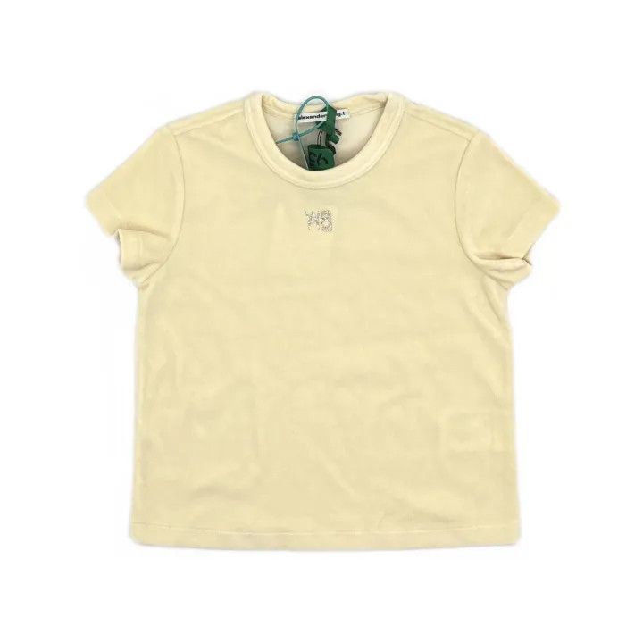 Alexander Wang Alexander Wang Logo Crewneck T-Shirt for Women 0079 Size XS / US 0-2 / IT 36-38 - 2 Thumbnail