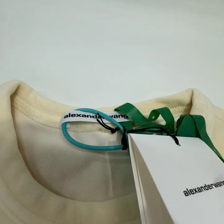 Alexander Wang Alexander Wang Logo Crewneck T-Shirt for Women 0079 Size XS / US 0-2 / IT 36-38 - 5 Thumbnail