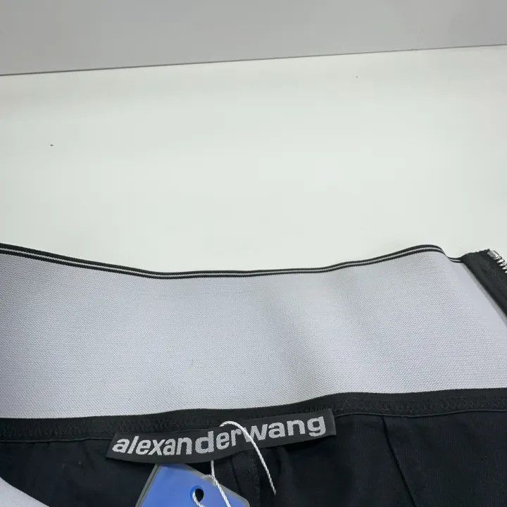 Alexander Wang Alexander Wang High-Waisted Printed Logo Shorts 0079 Size 26" / US 2 / IT 38 - 4 Thumbnail
