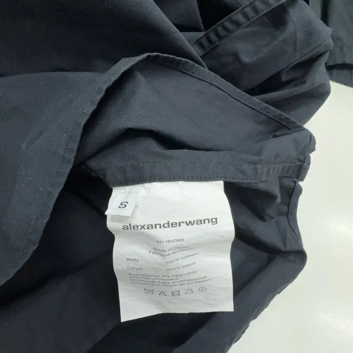 Alexander Wang Alexander Wang Minimalist Black Long Sleeve Dress 0079 Size S / US 4 / IT 40 - 4 Thumbnail