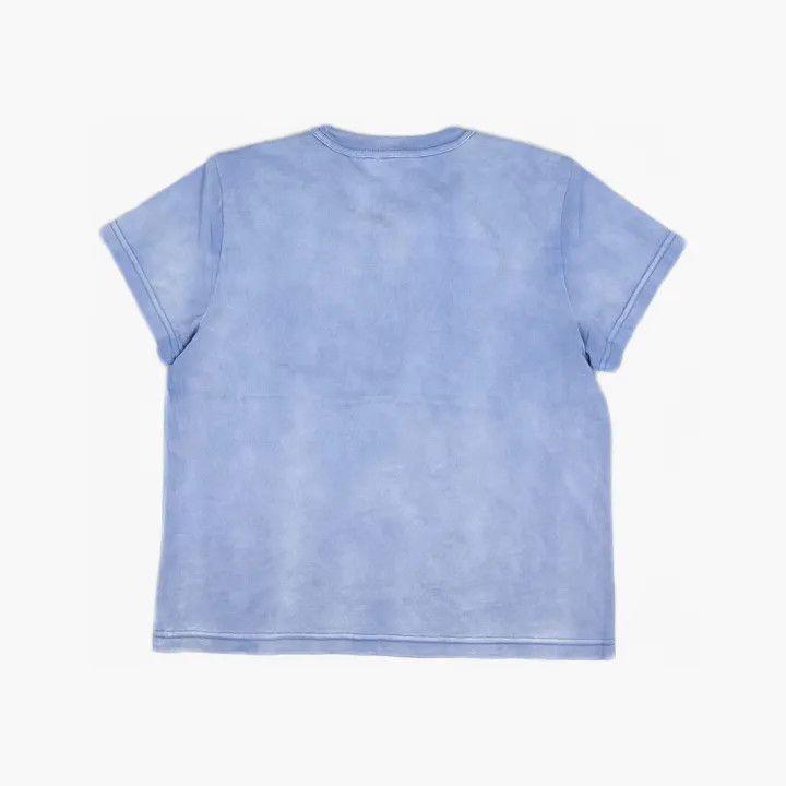 Alexander Wang Alexander Wang Blue Cotton Logo T-Shirt for Women 0079 Size S / US 4 / IT 40 - 3 Thumbnail