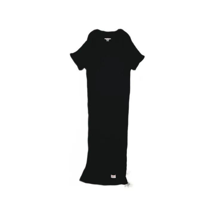 Alexander Wang Alexander Wang Minimalist Black Short Sleeve Dress 0079 Size M / US 6-8 / IT 42-44 - 2 Thumbnail
