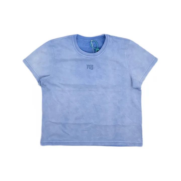 Alexander Wang Alexander Wang Blue Logo Short Sleeve Tee 0079 Size M / US 6-8 / IT 42-44 - 2 Thumbnail