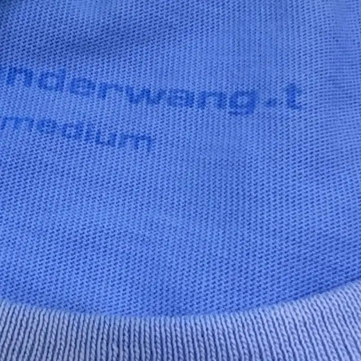 Alexander Wang Alexander Wang Blue Logo Short Sleeve Tee 0079 Size M / US 6-8 / IT 42-44 - 11 Thumbnail