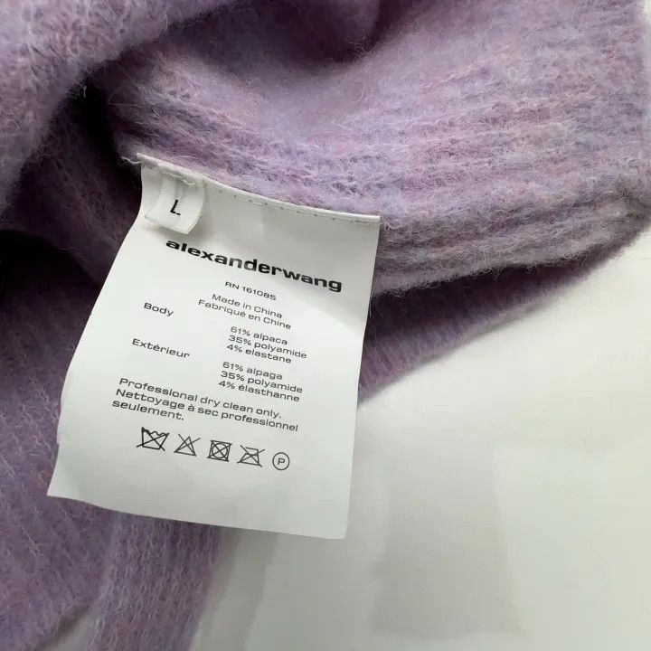Alexander Wang Alexander Wang Short Sleeve Knitted Top 0079 Size L / US 10 / IT 46 - 4 Thumbnail