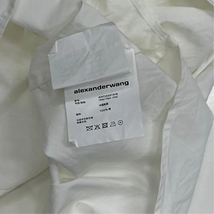 Alexander Wang Alexander Wang White Long Sleeve Shirt 0079 Size XS / US 0-2 / IT 36-38 - 2 Thumbnail