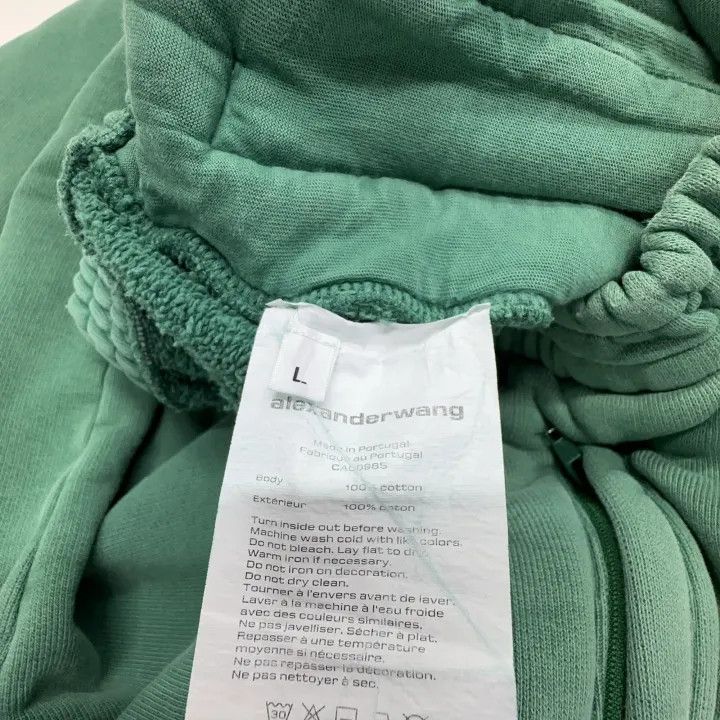Alexander Wang Alexander Wang Green Logo Sport Pants for Women 0079 Size 36" / US 14 / IT 50 - 4 Thumbnail