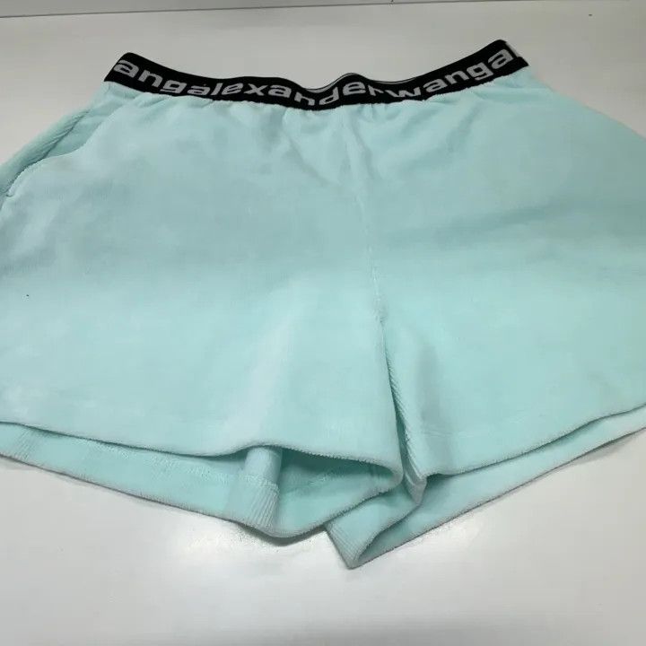 Alexander Wang Alexander Wang SS21 Logo Corduroy Shorts 0079 Size 23" - 6 Thumbnail