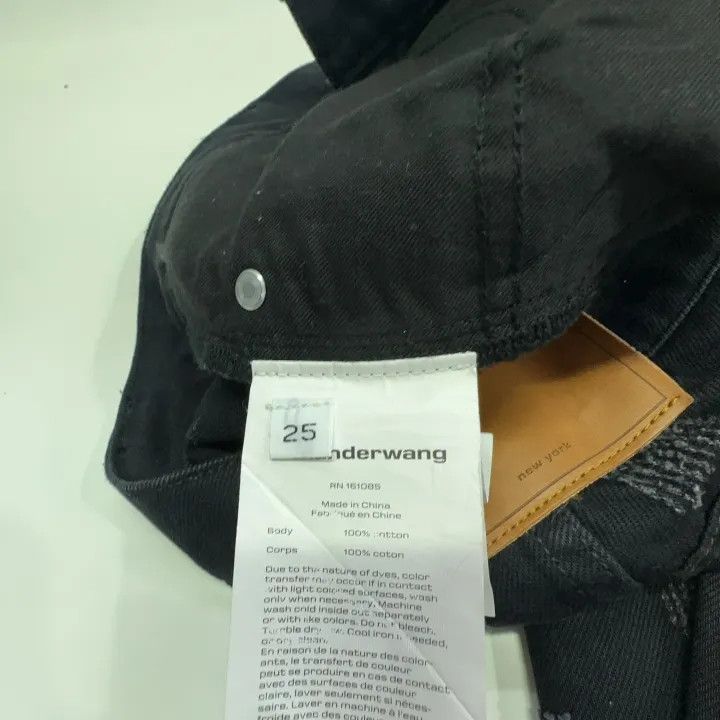 Alexander Wang Alexander Wang FW23 Black Denim Pants for Women 0079 Size 25" / US 0 / IT 36 - 5 Thumbnail