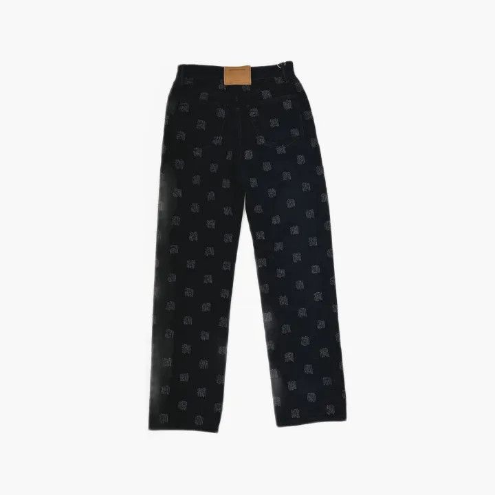 Alexander Wang Alexander Wang FW23 Black Denim Pants for Women 0079 Size 25" / US 0 / IT 36 - 3 Thumbnail