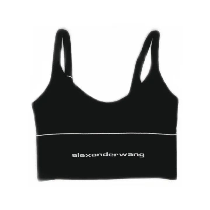 Alexander Wang Alexander Wang Black Logo Sport Bra for Women 0079 Size XS / US 0-2 / IT 36-38 - 2 Thumbnail
