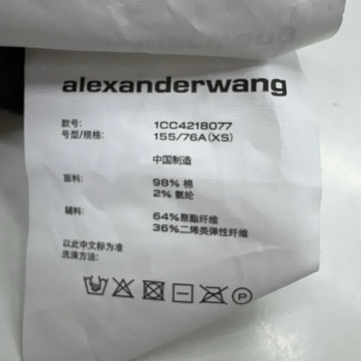 Alexander Wang Alexander Wang Black Logo Sport Bra for Women 0079 Size XS / US 0-2 / IT 36-38 - 3 Thumbnail