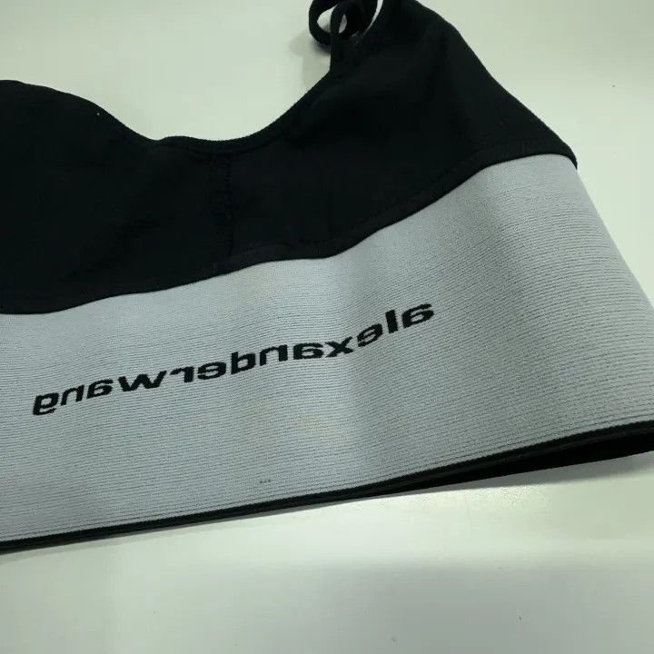 Alexander Wang Alexander Wang SS22 Black Logo Sports Bra 0079 Size XS / US 0-2 / IT 36-38 - 8 Thumbnail