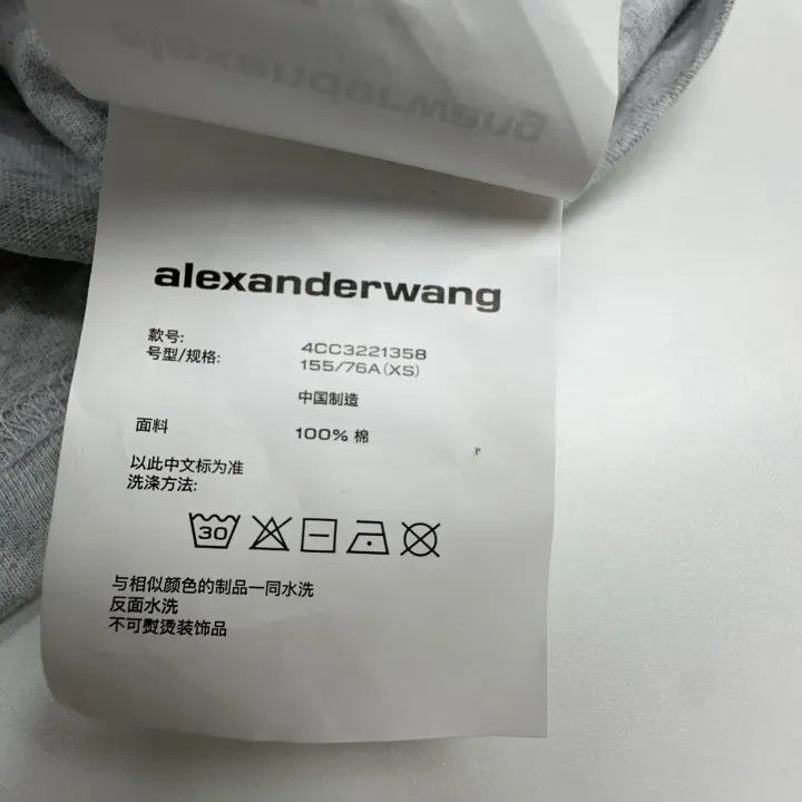 Alexander Wang Alexander Wang Short Sleeve T-Shirt for Women 0079 Size XS / US 0-2 / IT 36-38 - 3 Thumbnail