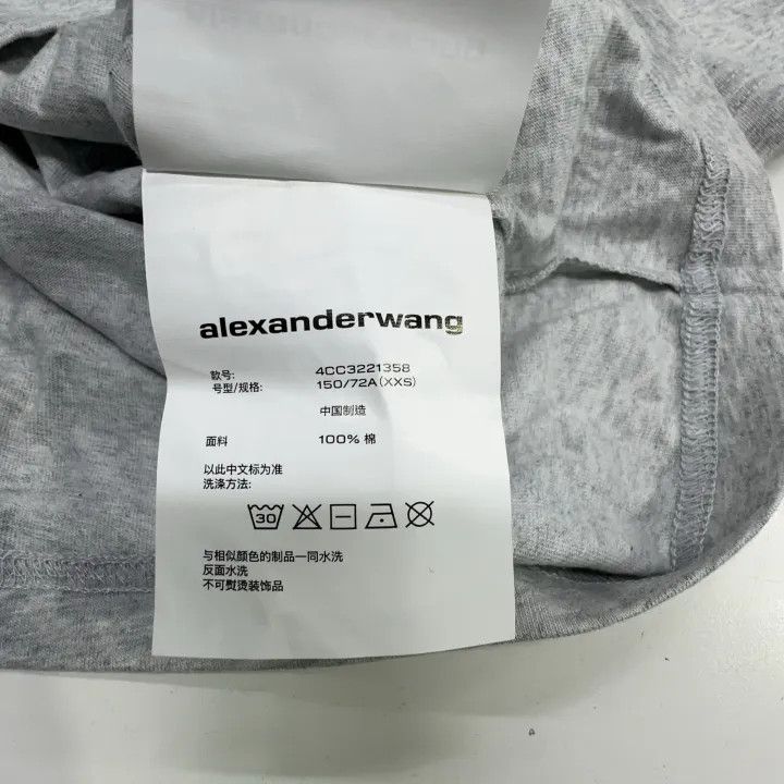Alexander Wang Alexander Wang Gradient Logo Short Sleeve T-Shirt 0079 Size XS / US 0-2 / IT 36-38 - 4 Thumbnail