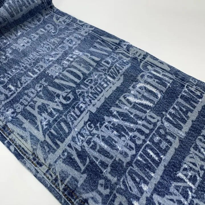 Alexander Wang Alexander Wang SS24 Logo Print Denim Pants 0079 Size 23" - 7 Thumbnail