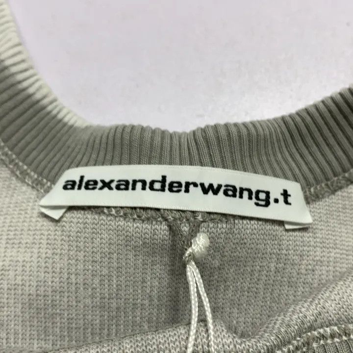 Alexander Wang Alexander Wang Fitted Logo Tank Top for Women 0079 Size S / US 4 / IT 40 - 4 Thumbnail