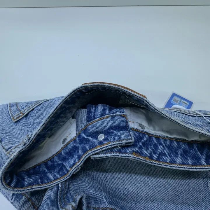 Alexander Wang Alexander Wang High-Waisted Denim Shorts in Blue 0079 Size 24" / US 00 / IT 34 - 6 Thumbnail