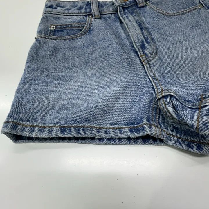 Alexander Wang Alexander Wang High-Waisted Denim Shorts in Blue 0079 Size 24" / US 00 / IT 34 - 7 Thumbnail