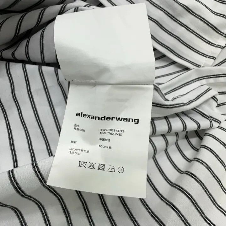 Alexander Wang Alexander Wang Striped Long Sleeve Button-Up Shirt 0079 Size XS / US 0-2 / IT 36-38 - 5 Thumbnail