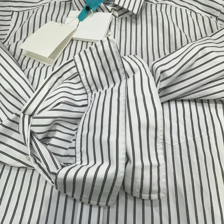 Alexander Wang Alexander Wang Striped Long Sleeve Button-Up Shirt 0079 Size XS / US 0-2 / IT 36-38 - 7 Thumbnail