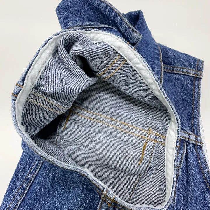 Alexander Wang Alexander Wang Denim Crop Button-Up Vest 0079 Size XXS / US 00 / IT 34 - 6 Thumbnail