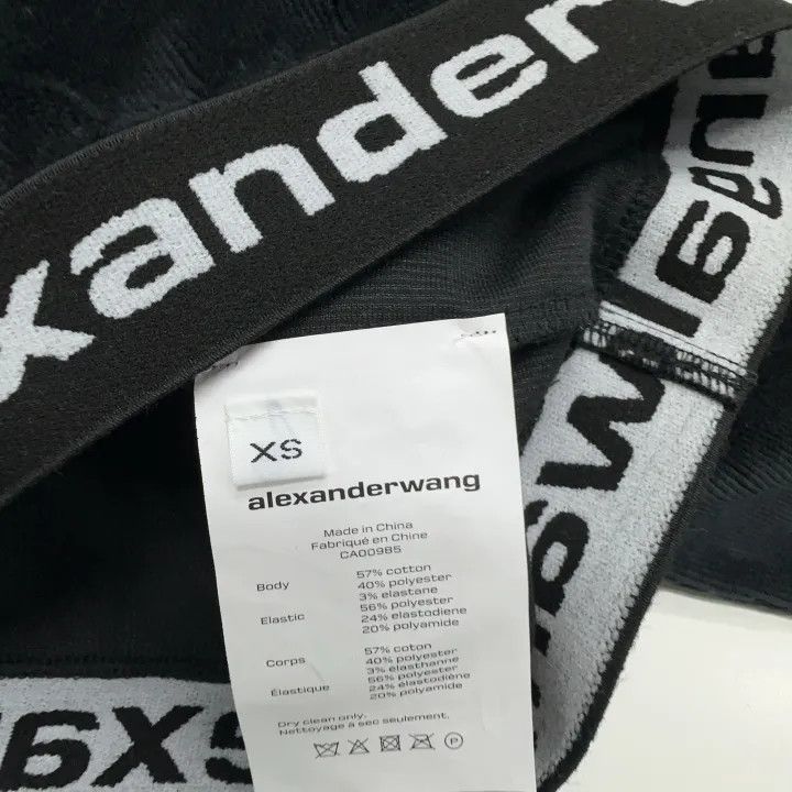 Alexander Wang Alexander Wang Black Cropped Hoodie 0079 Size XS / US 0-2 / IT 36-38 - 5 Thumbnail