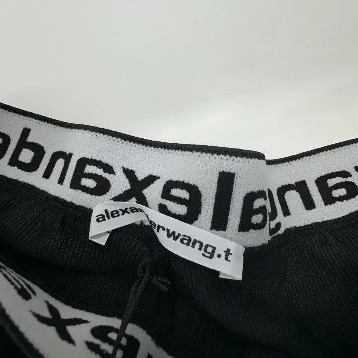 Alexander Wang Alexander Wang Black Corduroy Shorts for Women 0079 Size 23" - 3 Thumbnail