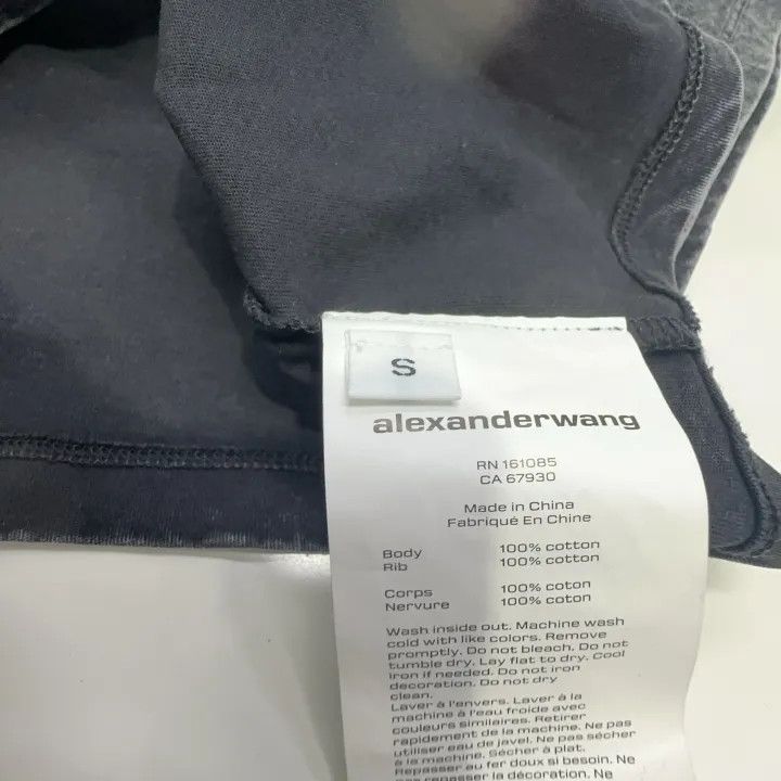Alexander Wang Alexander Wang SS22 Cropped Graphic Tee for Women 0079 Size S / US 4 / IT 40 - 4 Thumbnail