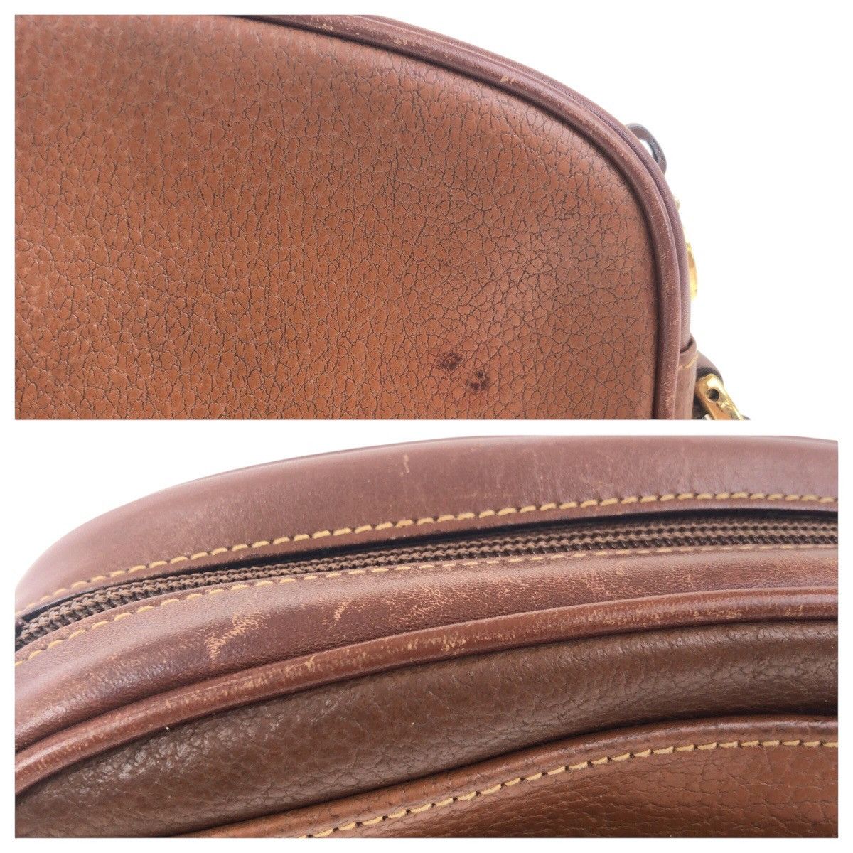 Gucci Gucci Gucci Old Gucci Leather Shoulder Bag Leather Shoulder Bag 0071130155 DUTY FREE for USA Size ONE SIZE - 4 Thumbnail