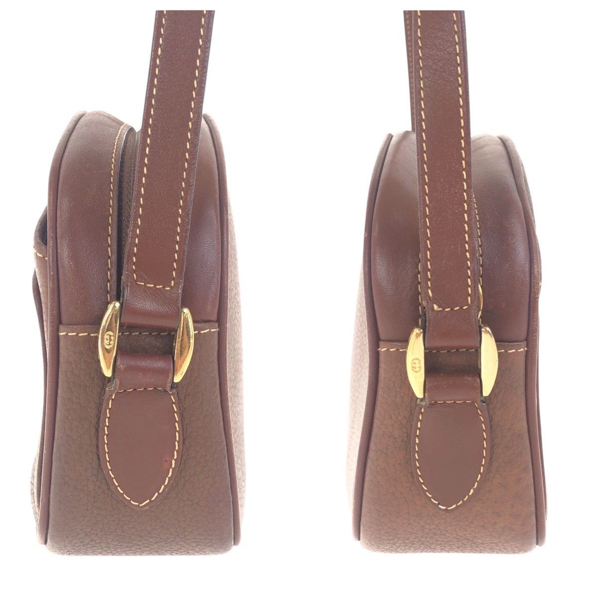 Gucci Gucci Gucci Old Gucci Leather Shoulder Bag Leather Shoulder Bag 0071130155 DUTY FREE for USA Size ONE SIZE - 7 Thumbnail