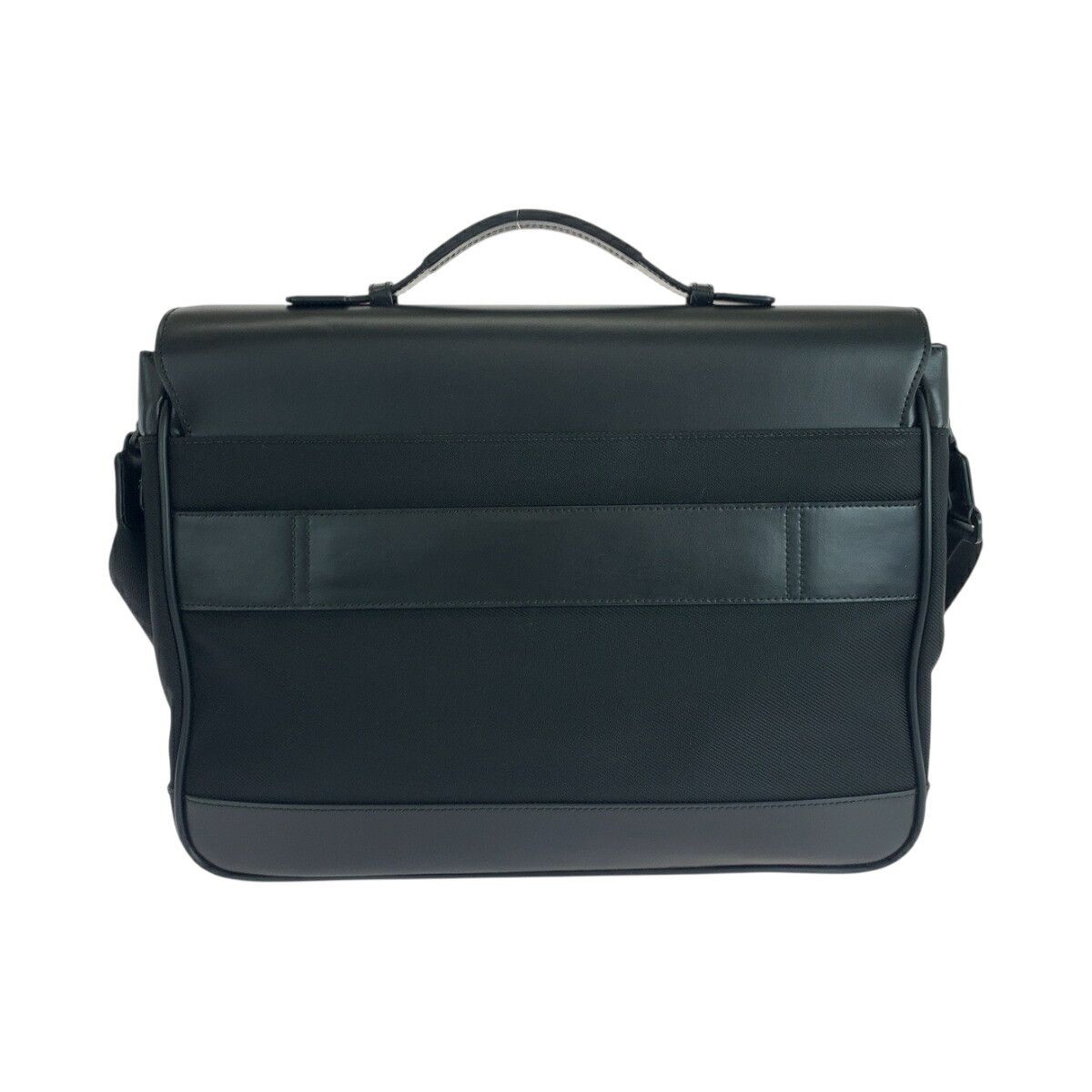 Montblanc Montblanc Montblanc Nightflight Canvas/Leather 2way Briefcase Canvas Business Bag 114840 DUTY FREE for USA Size ONE SIZE - 2 Thumbnail