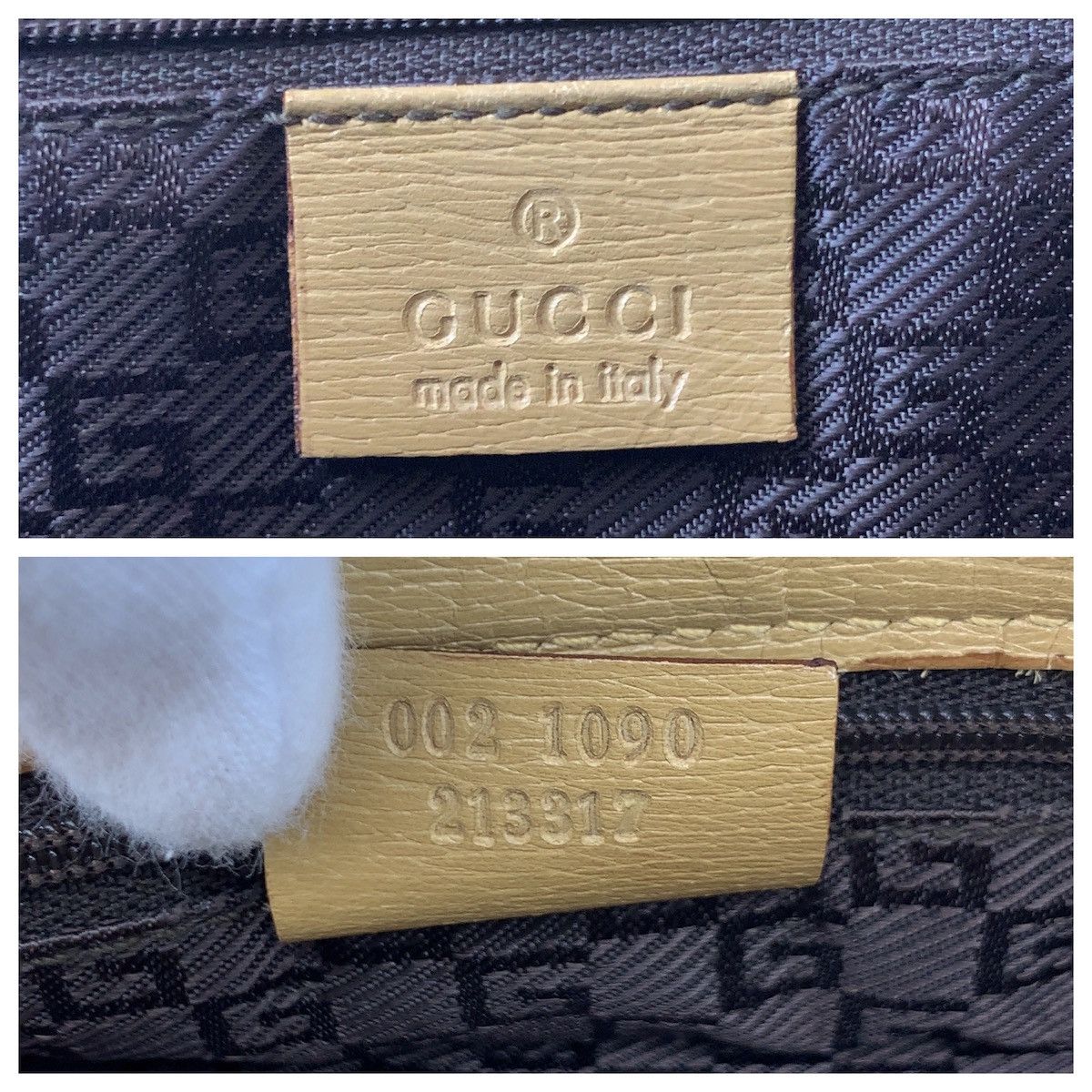 Gucci Gucci Gucci Leather Tote Bag Leather Tote Bag 002 1090 DUTY FREE for USA Size ONE SIZE - 4 Thumbnail