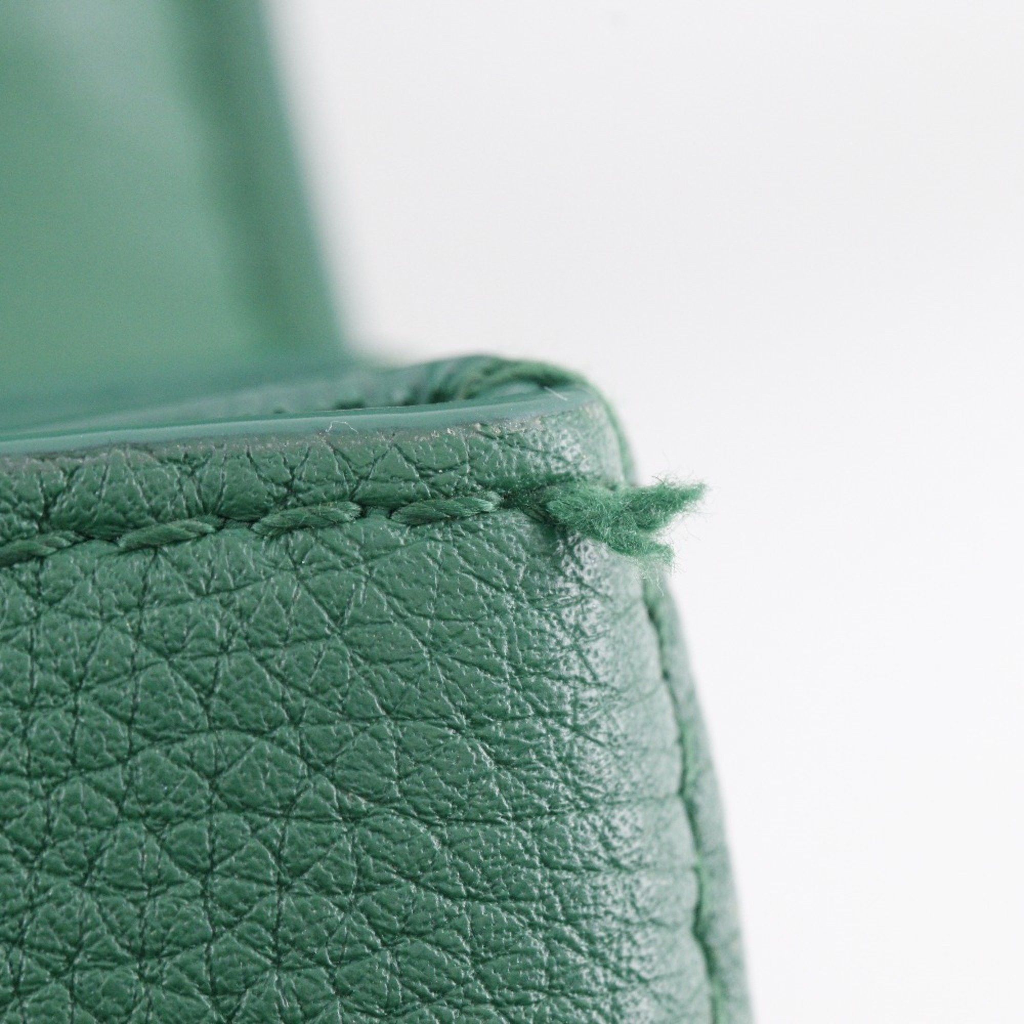 Bottega Veneta Bottega Veneta Mounting Envelope Shoulder Bag Chain Leather Green Flap Women's Size ONE SIZE - 15 Thumbnail