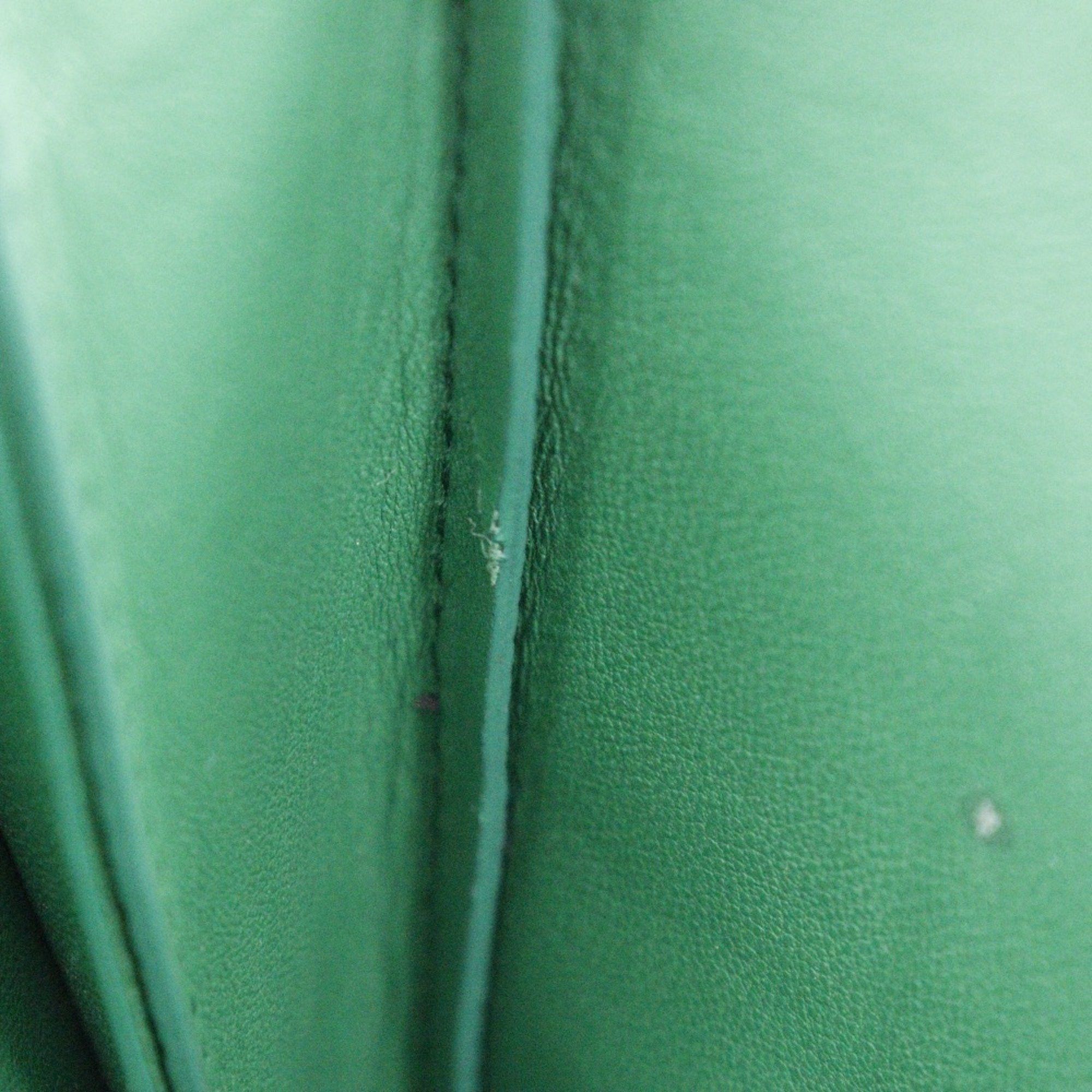 Bottega Veneta Bottega Veneta Mounting Envelope Shoulder Bag Chain Leather Green Flap Women's Size ONE SIZE - 14 Thumbnail