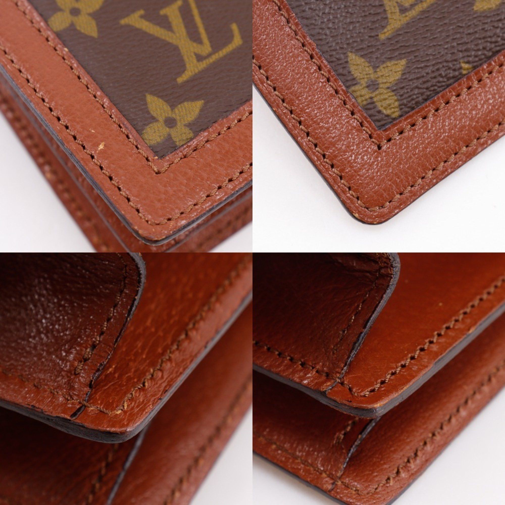 Louis Vuitton Louis Vuitton Sac Dauphine Shoulder Bag M51410 Monogram Canvas Brown A5 Flap Women's Size ONE SIZE - 8 Thumbnail