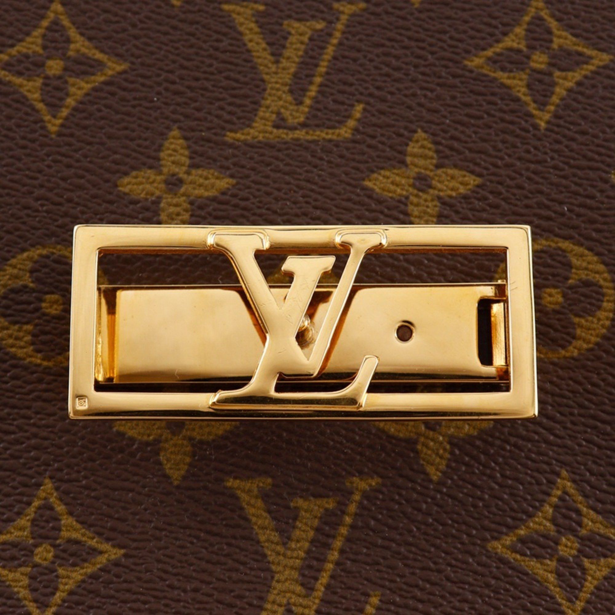 Louis Vuitton Louis Vuitton Sac Dauphine Shoulder Bag M51410 Monogram Canvas Brown A5 Flap Women's Size ONE SIZE - 19 Thumbnail