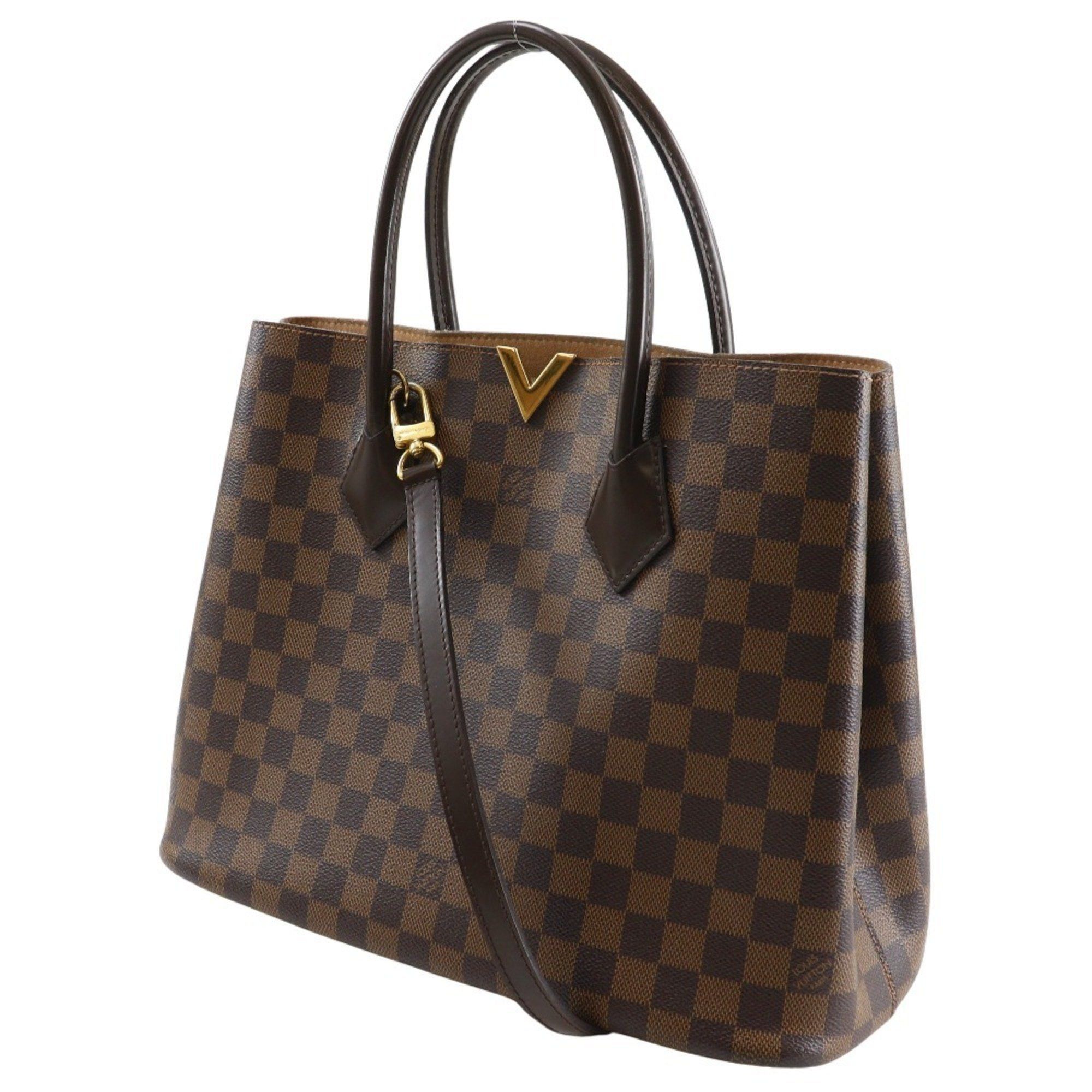 Louis Vuitton Louis Vuitton Kensington Handbag Shoulder N41435 Damier Canvas 2015 Brown DU1105 2way A5 Women's Size ONE SIZE - 2 Thumbnail