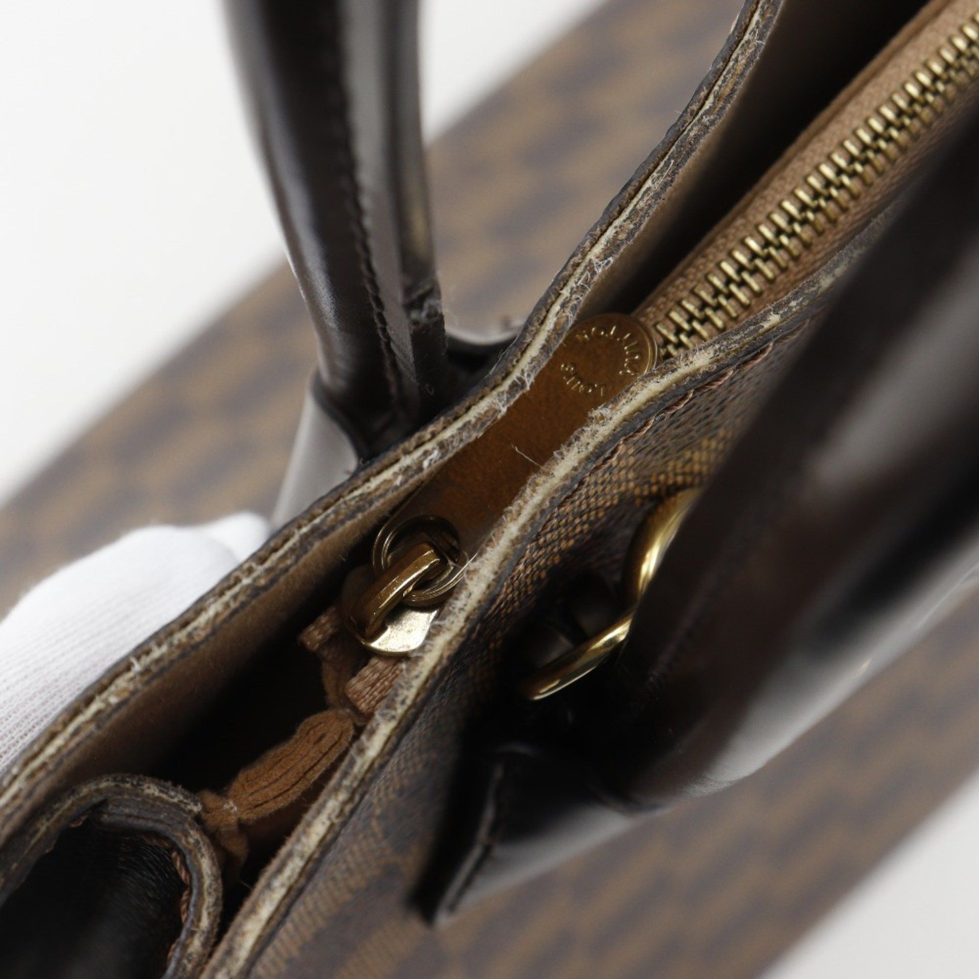 Louis Vuitton Louis Vuitton Kensington Handbag Shoulder N41435 Damier Canvas 2015 Brown DU1105 2way A5 Women's Size ONE SIZE - 10 Thumbnail
