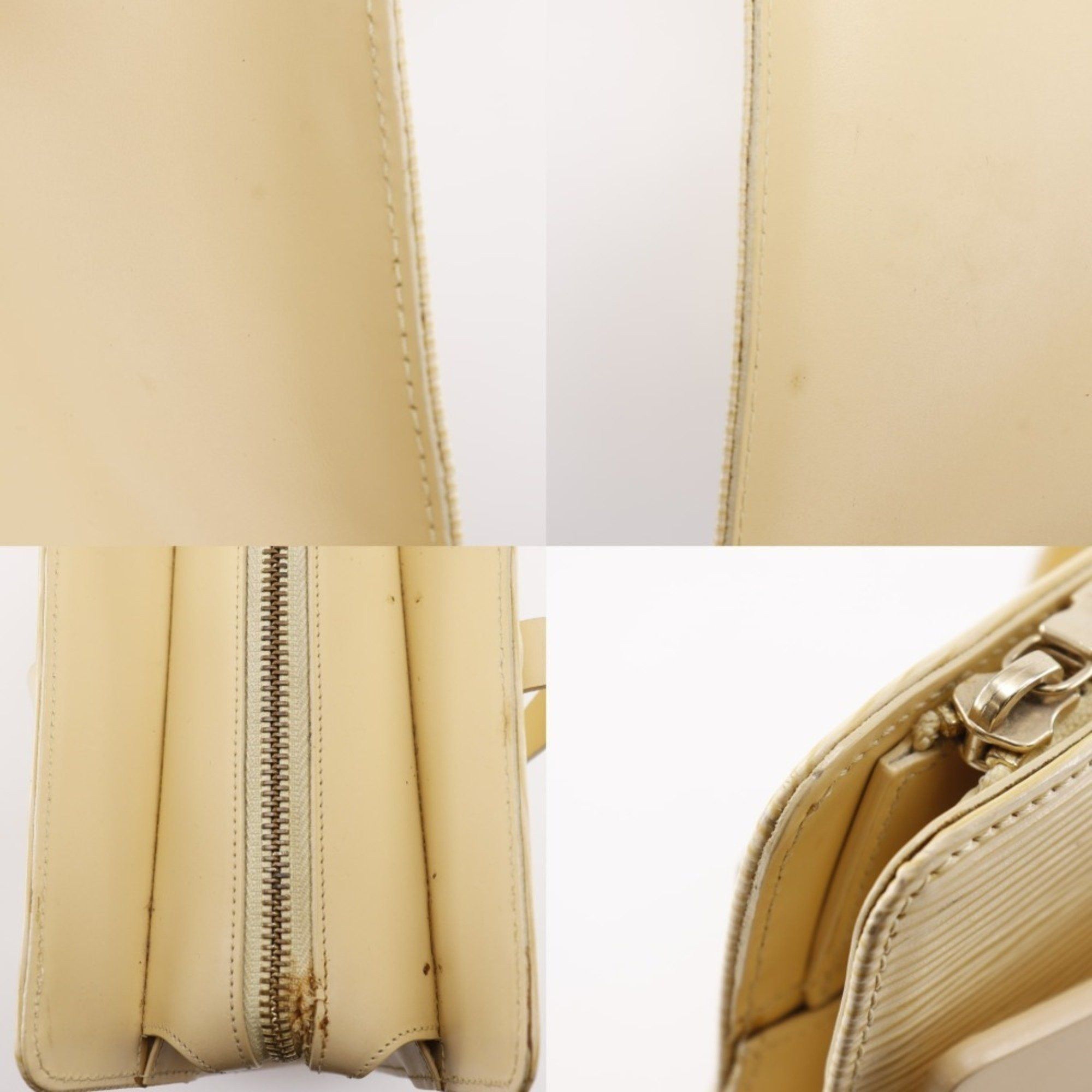 Louis Vuitton LOUIS VUITTON Croisette PM Tote Bag M5249A Epi Leather Vanilla 2000 Cream LW0020 Women's Size ONE SIZE - 11 Thumbnail