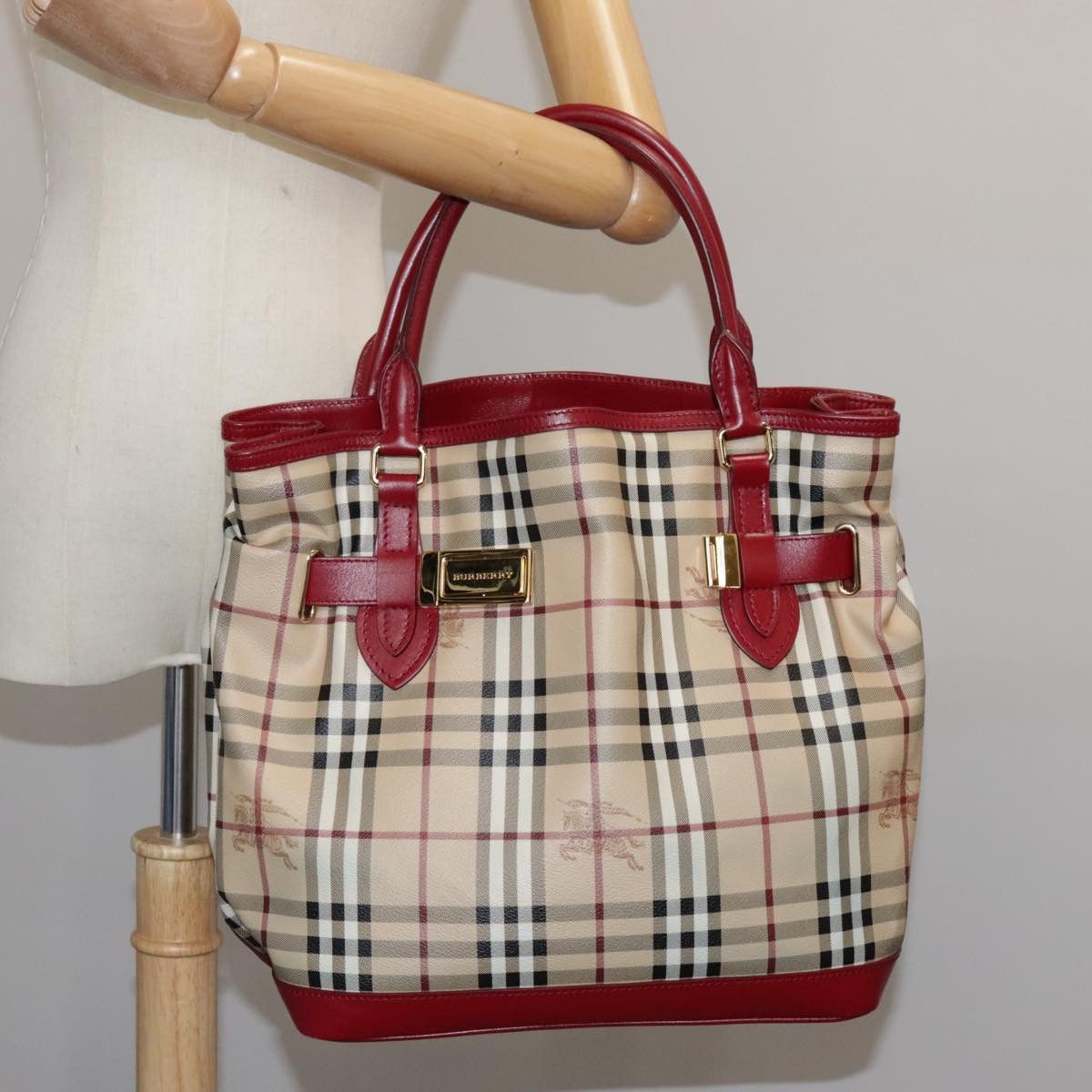 Burberry Burberry Haymarket tote Size ONE SIZE - 15 Thumbnail