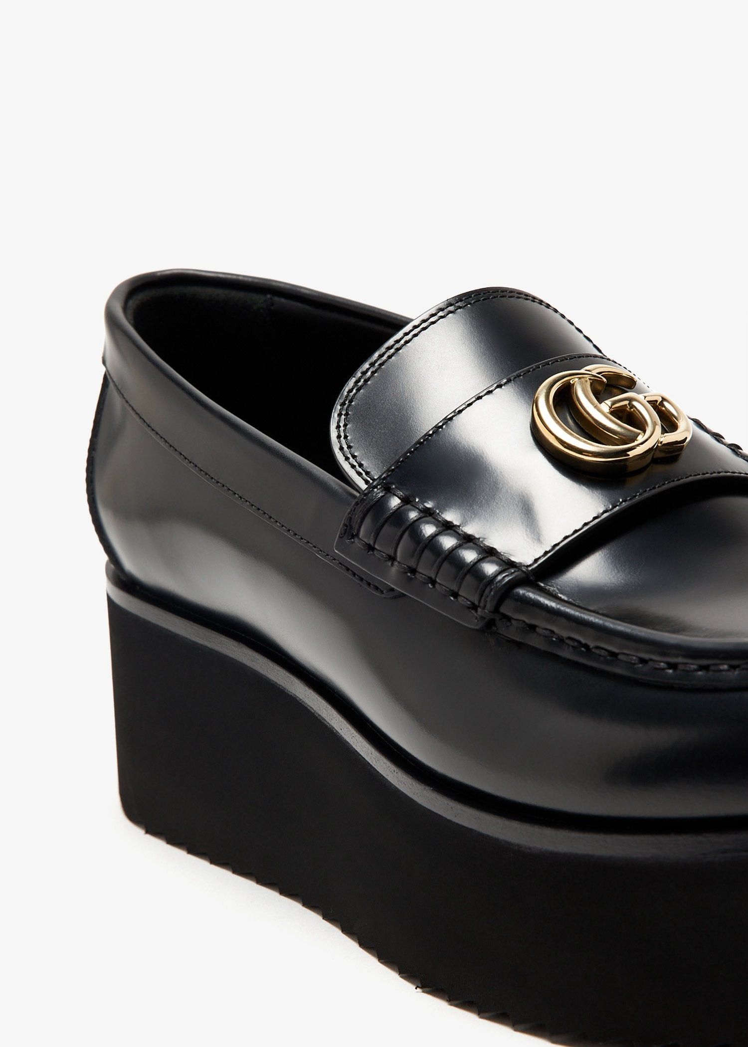 Gucci Gucci Double G Creeper Loafers SIZE 38 Size ONE SIZE - 2 Thumbnail