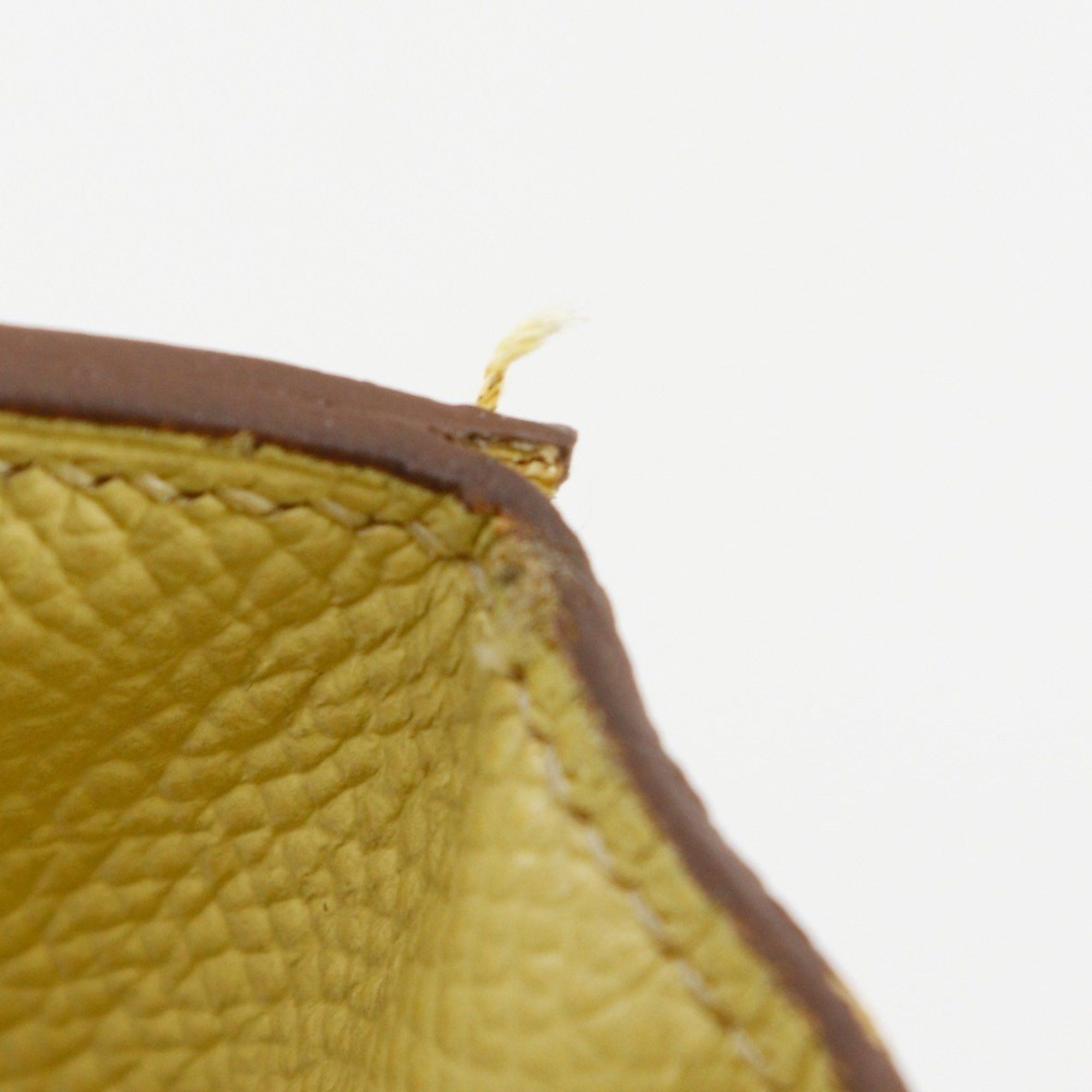 Hermes Hermes Beansufla Long Wallet Veau Epsom 2014 Yellow R Belt Clasp Women's Size ONE SIZE - 14 Thumbnail