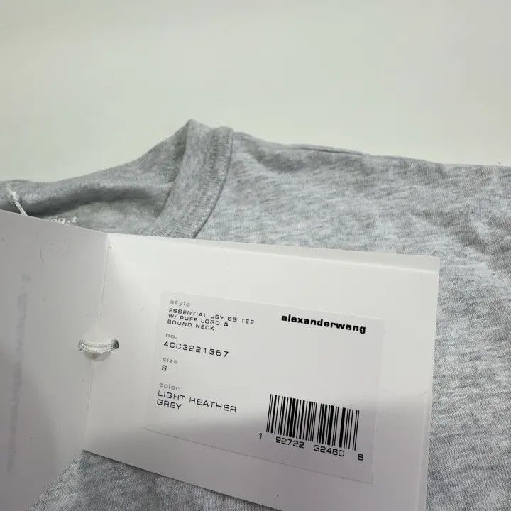 Alexander Wang Alexander Wang FW22 Logo Print Short Sleeve T-Shirt 0079 Size S / US 4 / IT 40 - 6 Thumbnail