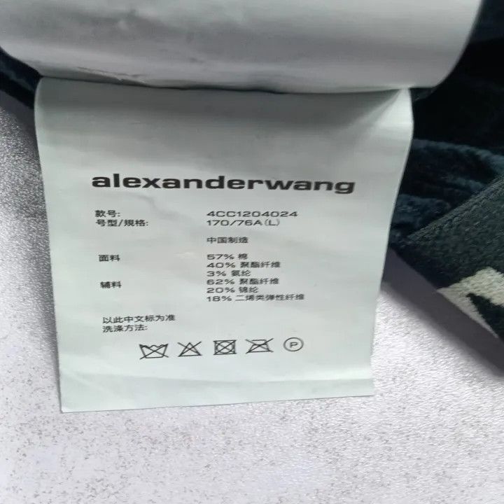 Alexander Wang Alexander Wang Black Stretch Corduroy Casual Pants 0079 Size 29" - 6 Thumbnail