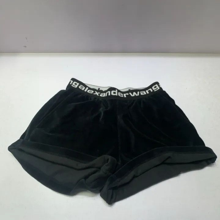 Alexander Wang Alexander Wang Black Corduroy Shorts for Women 0079 Size 22" - 7 Thumbnail