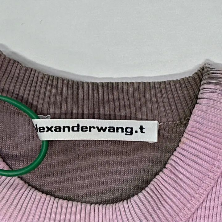 Alexander Wang Alexander Wang Pink Short Sleeve T-Shirt for Women 0079 Size M / US 6-8 / IT 42-44 - 4 Thumbnail