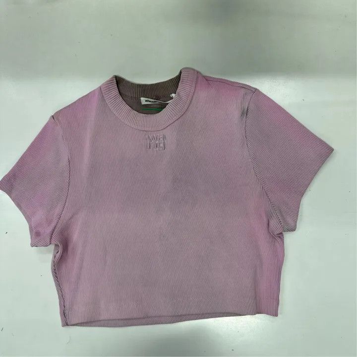 Alexander Wang Alexander Wang Pink Short Sleeve T-Shirt for Women 0079 Size M / US 6-8 / IT 42-44 - 8 Thumbnail