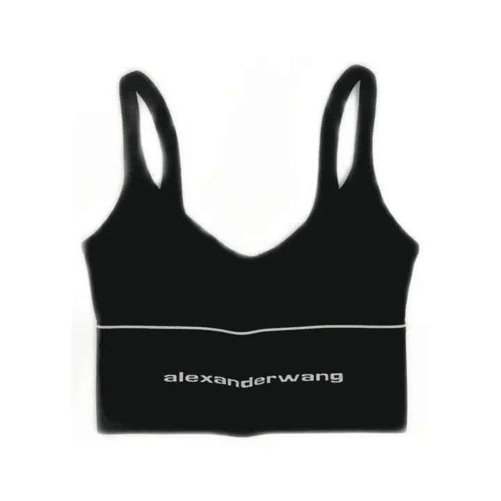 Alexander Wang Alexander Wang SS22 Black Logo Sports Bra 0079 Size XS / US 0-2 / IT 36-38 - 2 Thumbnail