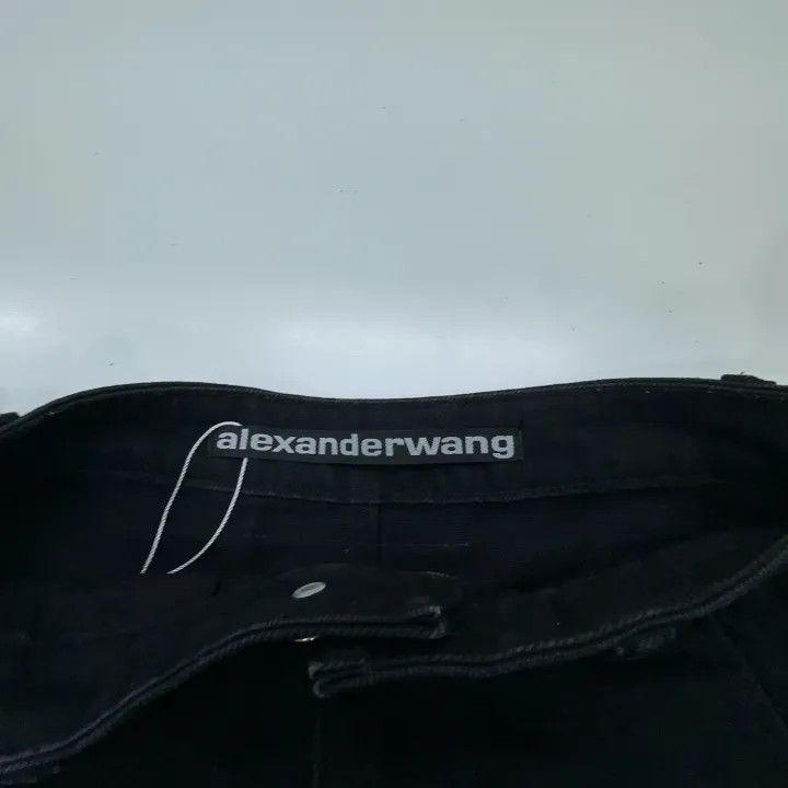 Alexander Wang Alexander Wang High-Waisted Denim Shorts for Women 0079 Size 25" / US 0 / IT 36 - 7 Thumbnail
